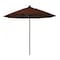 California Umbrella 9' Black Aluminum Market Patio Umbrella, Sunbrella Bay Brown 194061335314 - alternate 1